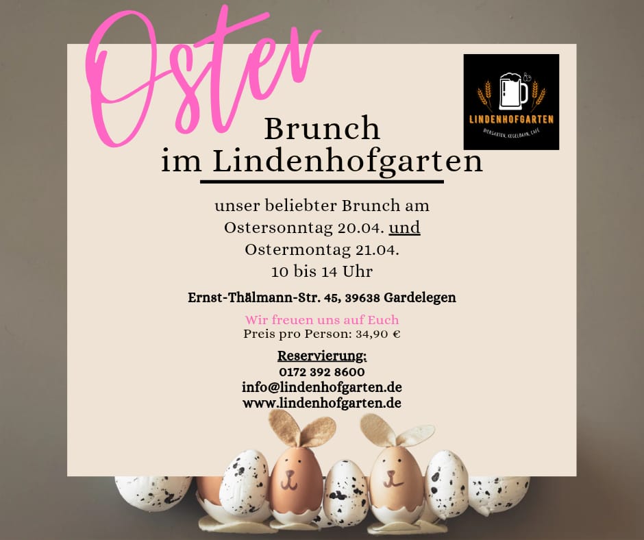 Osterbrunch im Lindenhofgarten in Gardelegen 2025